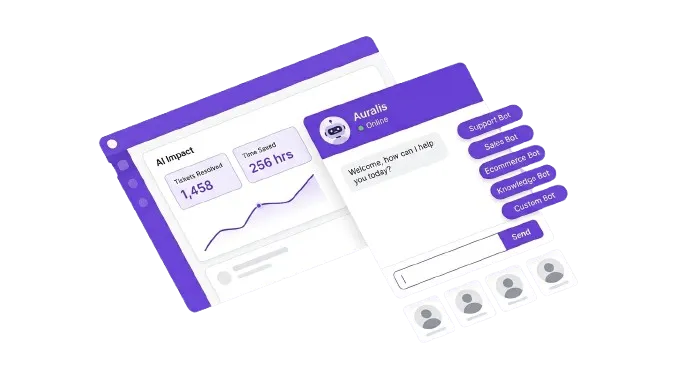 Auralis Knowledge Center unified AI search interface